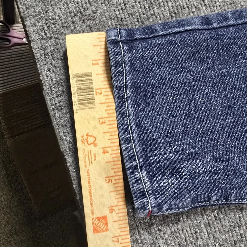 True Religion Rocco Relaxed Skinny Jeans Men's 38x30 Blue Stretch Denim
